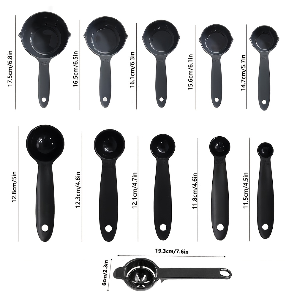 11pcs Plastic Measuring Cups&E - огляд і ціна Egg Separator Tool