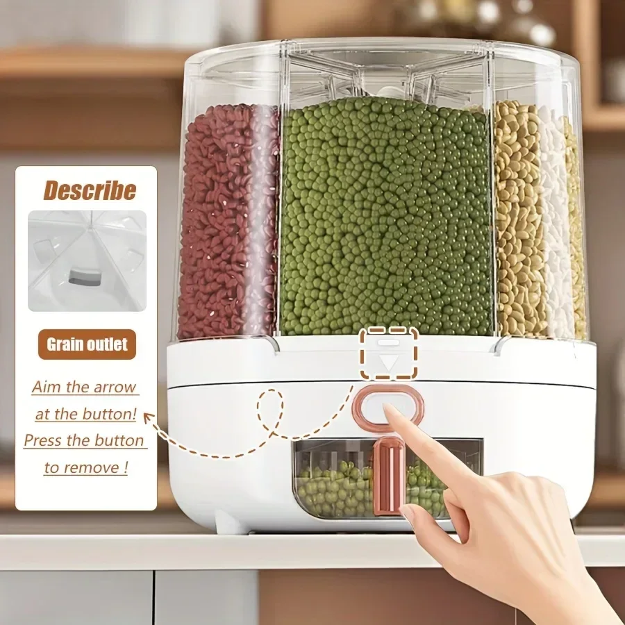 6-Compartment 360° Rotating Ai - огляд і ціна Kitchen Gadgets Organizer