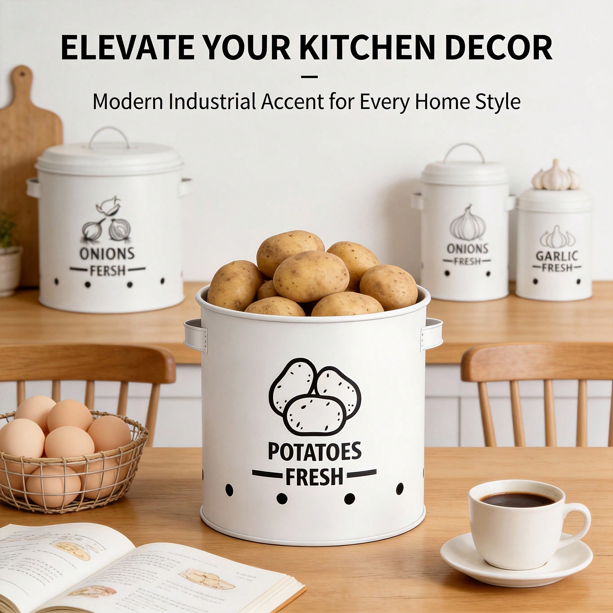 Potato Onion Garlic Storage Bi - огляд і ціна Kitchen Gadgets Organizer