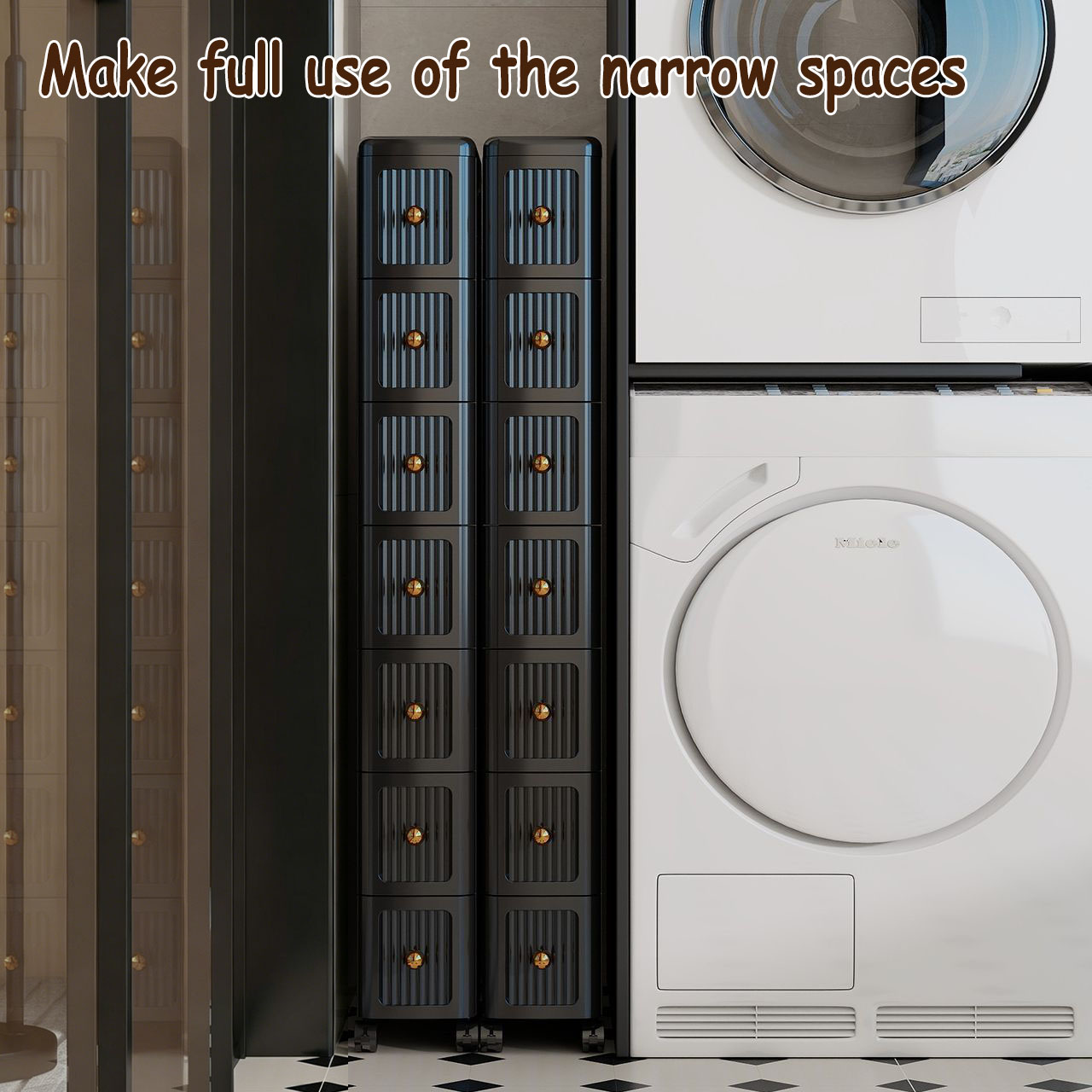 15CM Narrow Gap Drawer Storage - огляд і ціна Kitchen Gadgets Organizer