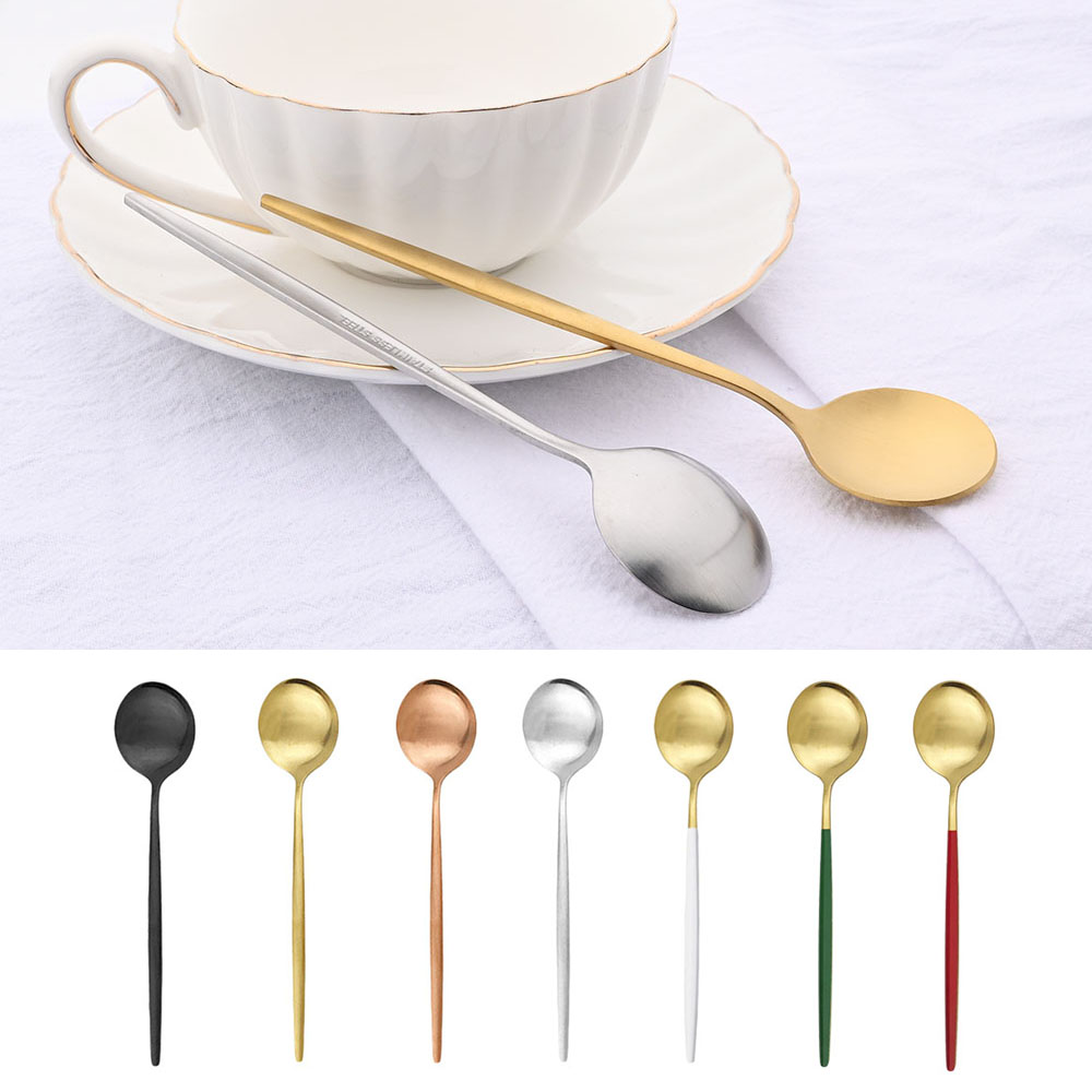 6Pcs Small Matte Spoon Tea Cof - огляд і ціна Kitchen Gadgets Gold
